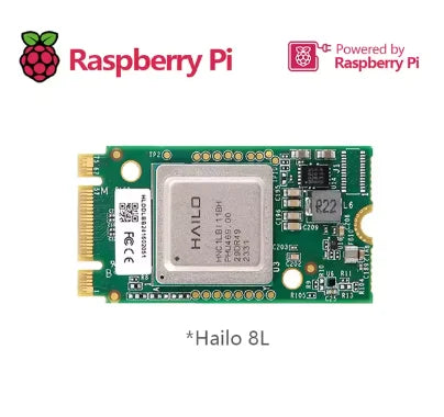 Official Raspberry Pi 5 AI Kit for raspberry pi 5 combines official M.2 HAT Hailo-8L AI accelerator