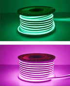 30M 20M 10M RGB LED Neon Strip Light 220V Decor Home Lighting Waterproof Flexible LED Ribbon Remote/Bluetooth/Tuya WiFi Control