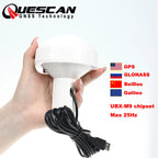 QUESCAN QU9M USB M9 GPS GNSS Receiver NEO M9N USB GPS Galileo BeiDou GLONASS QZSS SBAS UBX-M9140-KB NMEA RTCM Protocol Max 25Hz