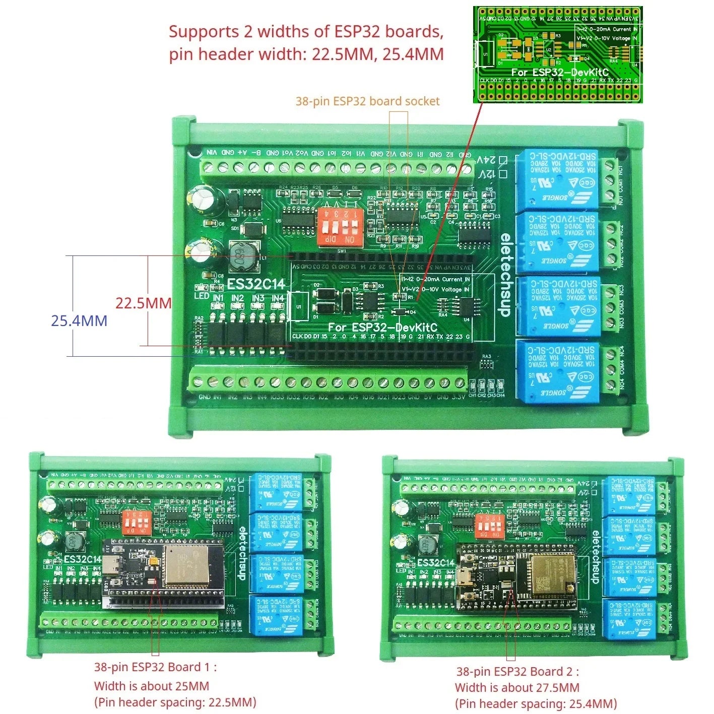 High-Quality ESP32 Expansion Board RS485 Modbus Module for Arduino PLC Smart Home IOT DIY - Integrated Circuit Technology