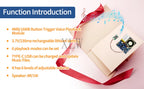 4MB/16MB Push Button Sound Module USB Downloadable & Recordable & Rechargeable with MP3 Audio Playback for Xmas Greeting Gifts