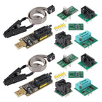2-Sets CH341A USB Programmer Module Kit for 24 25 Series EEPROM Flash BIOS Chip`