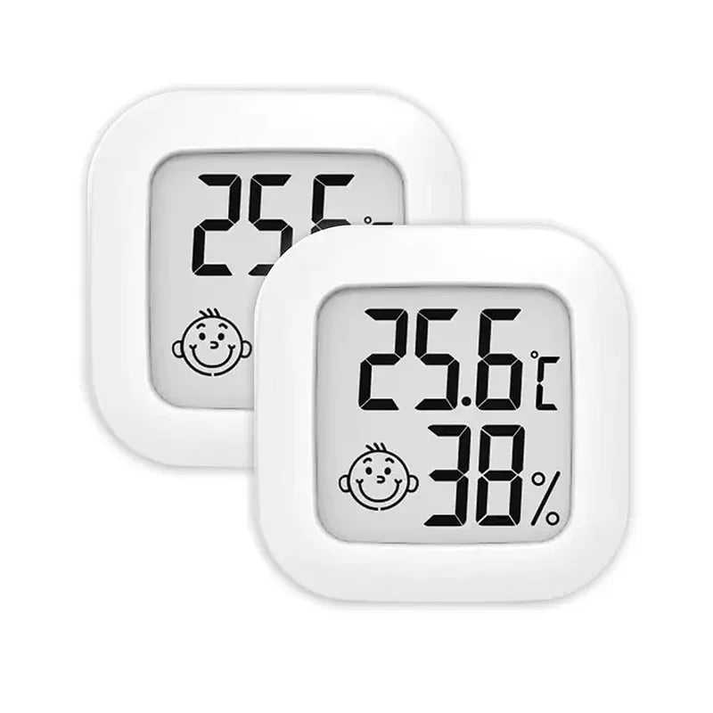 1/2pc LCD Digital Thermometer Hygrometer Indoor Room Electronic Temperature Humidity Meter Sensor Gauge Weather Station For Home