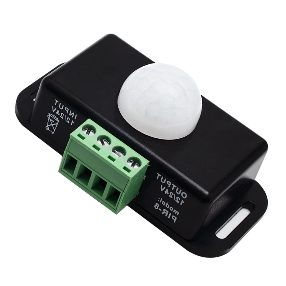 1~4PCS DC 12V 24V 6A Automatic Adjust PIR Motion Sensor Switch IR Infrared Detector Light Switch Module for LED Strip Light Lamp