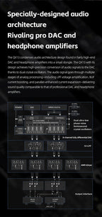 FiiO QX13 HIFI Portable Headphone Amplifier AMP Hi-res Desk TOP-grade Decoder USB DAC ES9027PRO DSD512 PCM768K 900WM