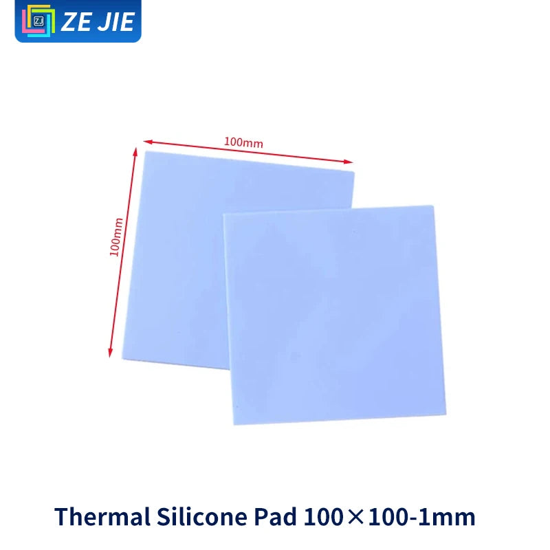 Thermal Pad Silicone Sheet with Adhesive Backing, Silicone Grease, CPU GPU Memory Cooling, Laptop GPU North‑South Bridge Heat Di