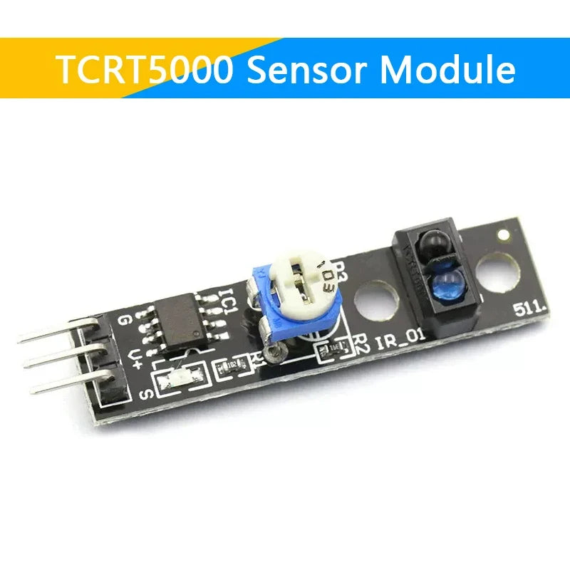 Infrared Detector Tracking Transmission Line TCRT5000 Tracker Sensor Obstacle Avoidance Sensor Module for Arduino Diy Car Robot
