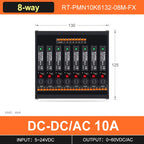 ENMG solid state optical isolated contactless 5~24Vdc Screw Inline relay 0-60V AC/DCdual-us module plc dc amplifier board module