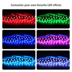 12V 4 Pin RGB Gaming PC Led Strip Light 5050 RGB Tape For Aura Sync MSI Mystic Light Motherboard Control Computer Case Backlight