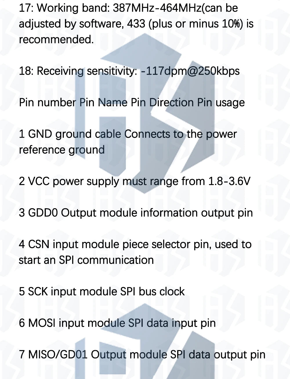 CC1101 10mW Wireless Module 433MHZ 868MHZ 300-1000M Long Distance Transmission With SMA Antenna Wireless Transceiver Module
