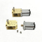 N20 Full Metal Gearbox Gear Motor DC 3V 6V 9V 12V 4RPM-381RPM Slow Speed High Torque Worm Gear Motor DIY Smart Car Robot Lock
