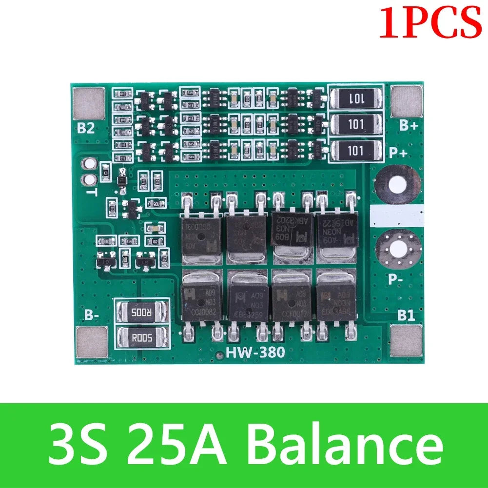BMS 3S/4S 5A 10A 20A 25A 40A 60A Li-ion Lithium Battery Charger Protection Board 18650 For Drill Motor 12V with Enhance/Balance