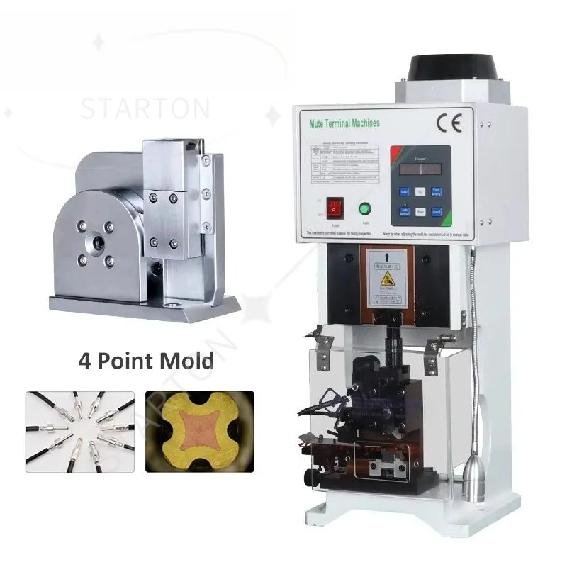 EW-09C Free Blade Wire Terminal Crimping Machine Loose Terminal Crimping Machine for TE, JST, MOLEX