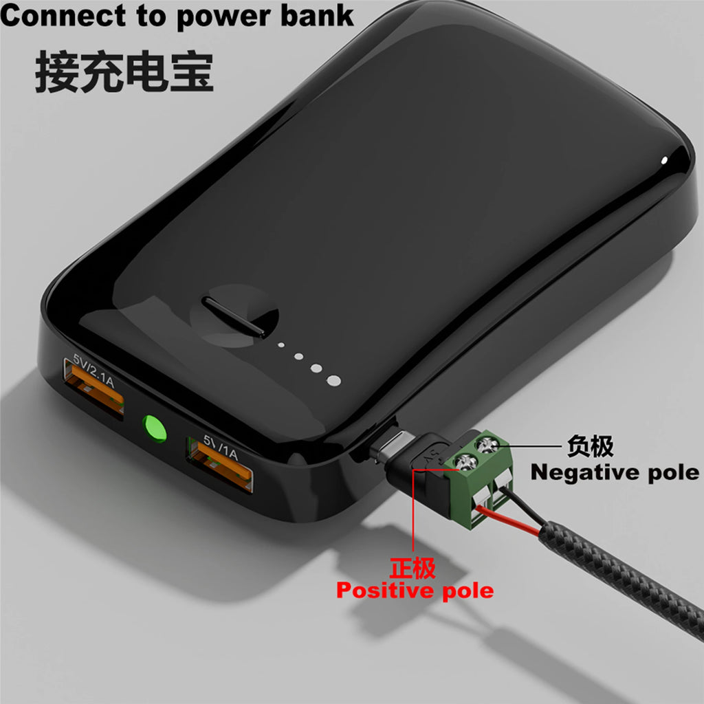 Type C Male Female Micro USB5V/9V/12V To 2Pin No Solder Green Terminal Adapter Quick Connection Head for Charging Phones Tablets