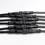 5/20Pcs M12 Metal Waterproof IP68 2/3/4/5/6/8 Pin Power Cable Wire Plug IP68 for LED Strips Male Female Connector 20CM