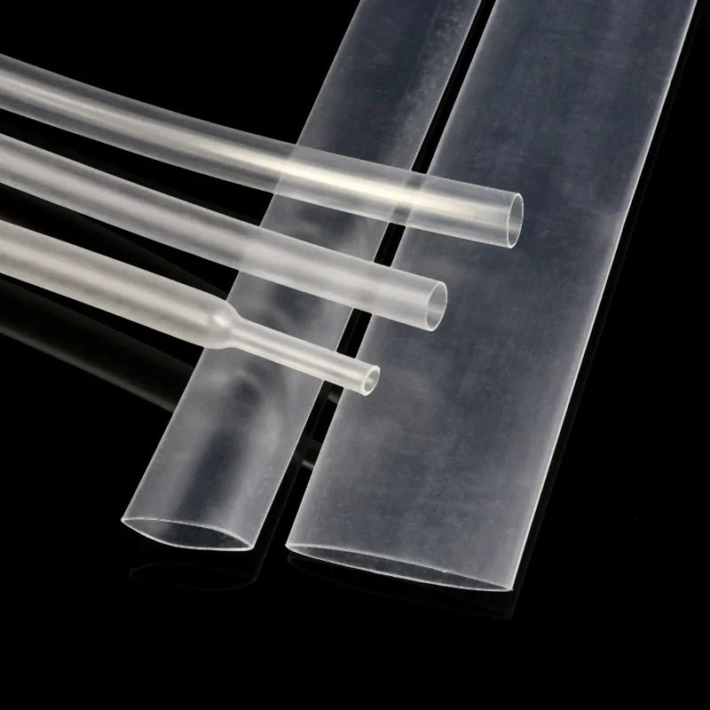 3/8/25M 2:1 Heat Shrink Heatshrink Tube Clear Diameter 0.6mm ~ 150mm Wire Repair DIY Cable Protecctor Sleeving Wrap Tubing