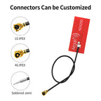 2pcs Wifi Antenna 2.4G 5.8G Dual Band Built-in FPC Soft Board Wifi Bluetooth PCB Patch Gain Antennae 12cm Adapter Cable