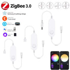 Zigbee 3.0 Smart LED Controller DC5V 12V 24V Dimmer Single Color CCT RGB RGBW RGBCCT LED Strip for Tuya Alexa SmartThings 2mqtt