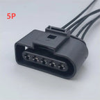 2/3/4/5/6/8/10 Pin 3.5mm Auto Ignition Coil Waterproof Connector Horn Sensor Plug With Cable 1J0973722 For VW