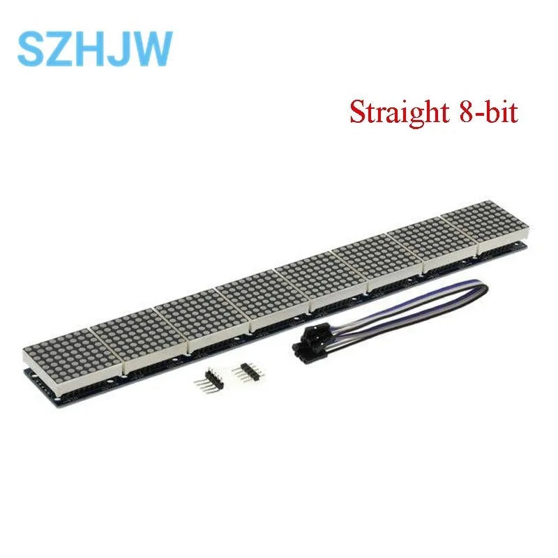 1 / 2 / 4 / 8-bit MAX7219 60×60 Dot Matrix Module Microcontroller LED Display Module For DIY KIT With Cable