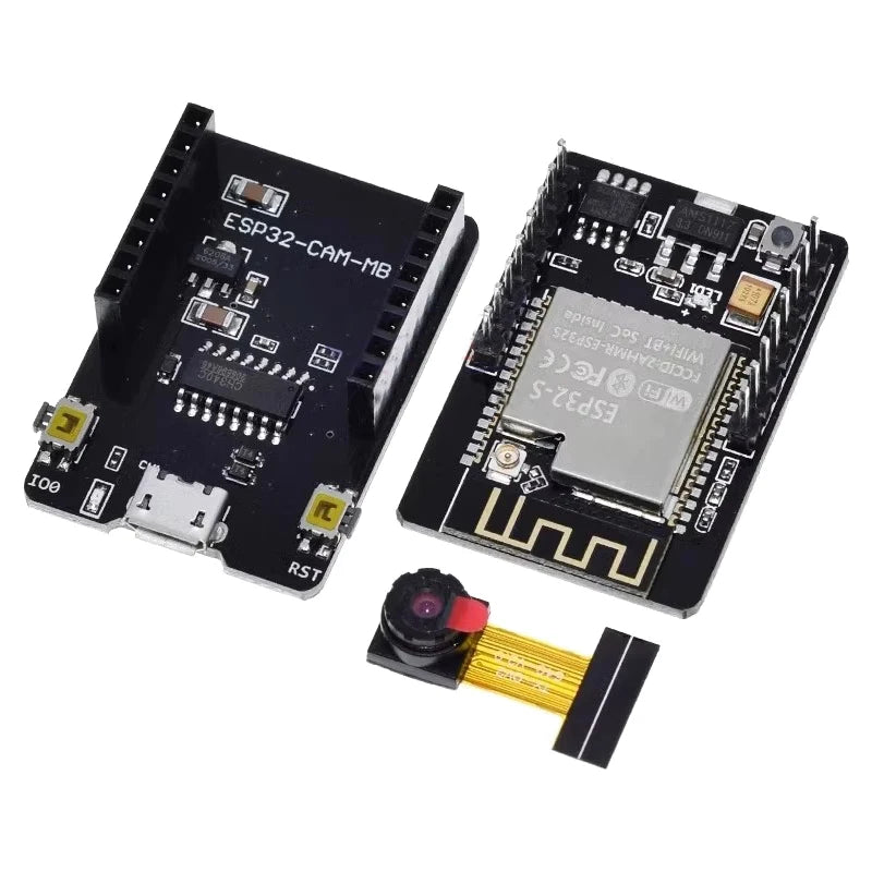 Si Tai&SH ESP32-CAM ESP32-CAM-MB MICRO USB ESP32 Serial to WiFi CAM Development Board CH340 CH340G 5V Bluetooth+OV2640 Camera