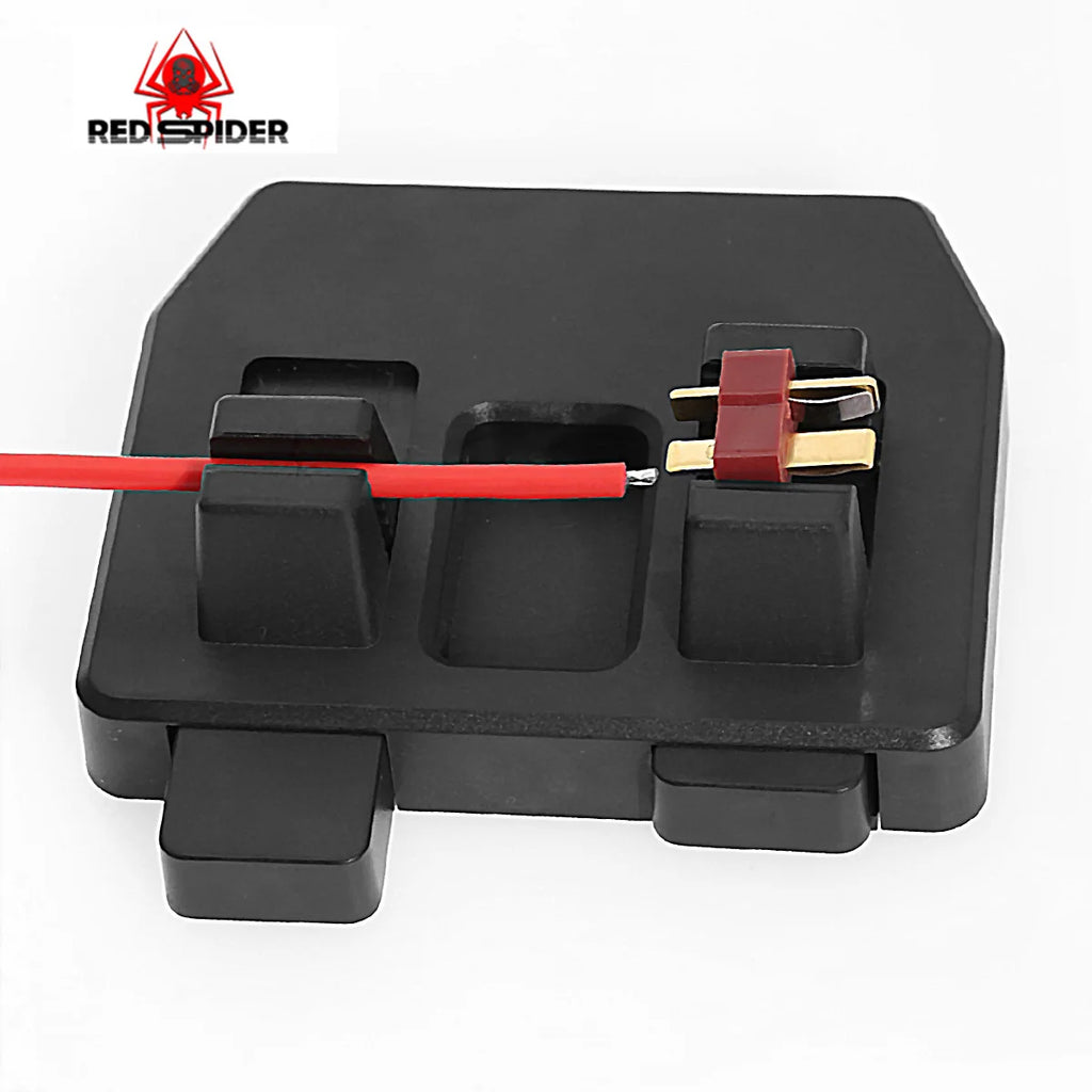 Rc Abs Black Soldering Tool Holder Model Car Drone Marine Welding Tool T Plug Connector Xt30 Xt60 Xt90 Ec5