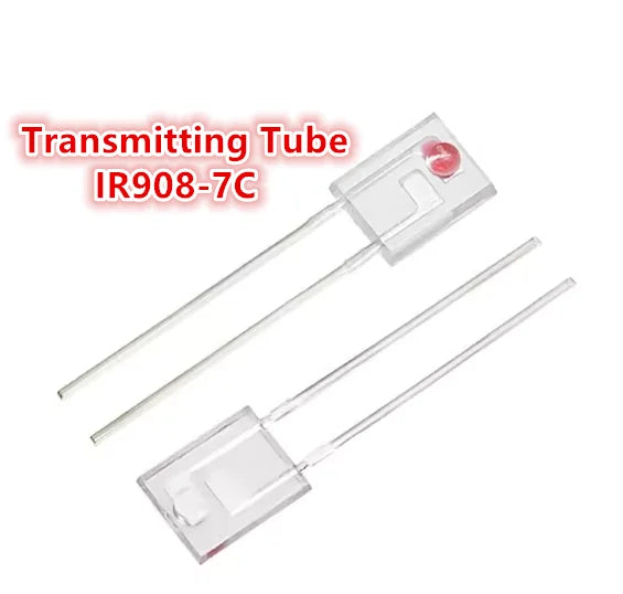 IR908-7C PT908-7C Photodiode Receiving Tube Infrared Pair Tube Side Photoelectric Crystal Infrared Transmitting Tube