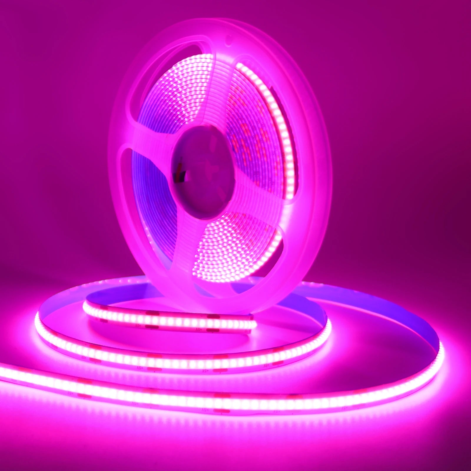 DC 5V USB COB Strip Width 8MM Flexible LED Strip Cabinet Light Lamp Home Decor TV Backlight Pink/Red/White/Ice Blue/Yellow/Green