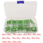 1 Box KF128 2.54mm Mini PCB Screw Terminal Block Connector KF128-2.54 2P 3P 4P 5P 6P 7P 8P 9P 10P 12P for 26-18AWG Cable