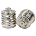 2PCS E40 To E27 Light Socket Adapter ExtenderLED PBT Porcelain Ceramic Mogul Highbay Base To Medium Screw Lampholder Converter
