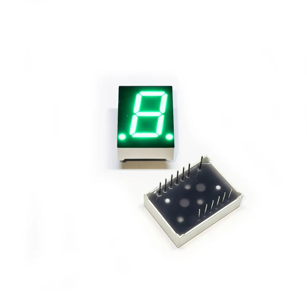 10PCS 0.8 inch 1-digit digital tube 20mmX27.7mm digital display screen "8" high 20.4mm 7-segment digital tube 8106 series 8102