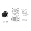 DC002/004/DC005/015 Power Socket 3.5x1.3mm 5.5x2.1mm 5.5x2.5mm DC Power Socket USB Three-Leg Direct Plug Socket Female Connector