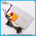 Solderless Breadboard 830 400 Point MB-102 SYB-170 Prototype Board Dupont Wire Jumper Kit for Arduino DIY Electronics