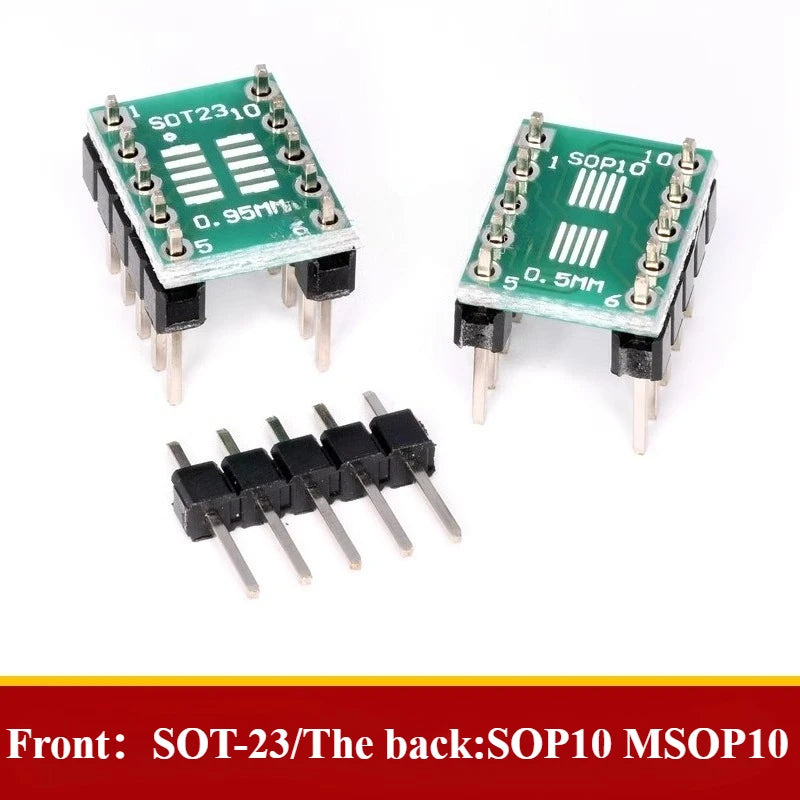 5PCS PCB Board SMD Turn To DIP Adapter Converter Plate SOP 8/16/14/20/24/28P SOT89 SOT23 SOT223 TO DIP SOP/MSOP/TSSOP