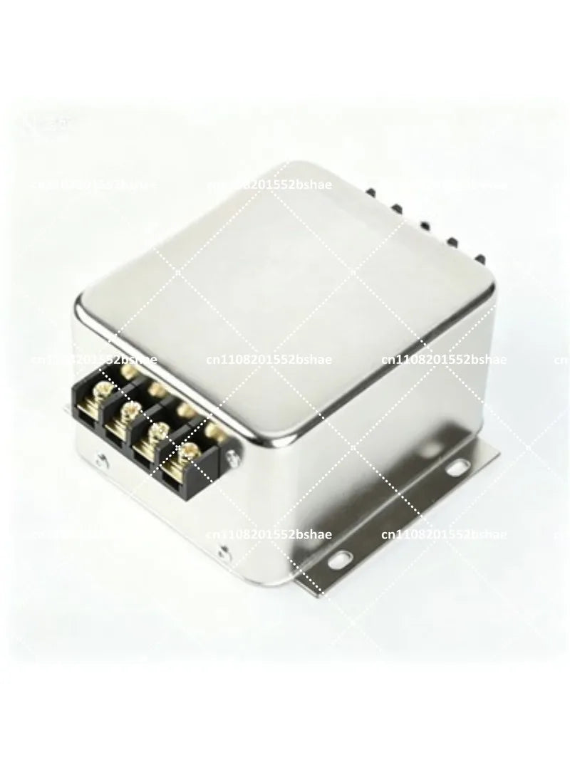 Power Filter 220V Anti-Interference Terminal Block 30A Three-Phase Four-Wire 380V EMI Noise Suppressor