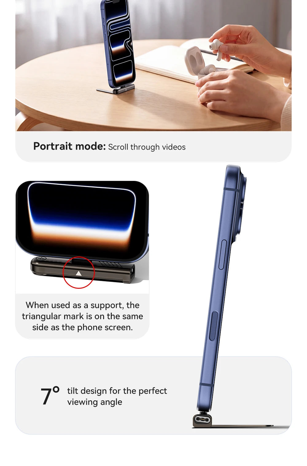 Essager Dual Type C Foldable Elbow Bracket 240W Charging Adapter 2-in-1 Converter for iphone 17 16 15 Huawei Xiaomi Samsung Oppo