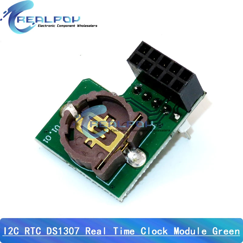 DS1302 / DS1307 / PCF8563 / DS3231 AT24C32 I2C IIC Memory 3.3V-5V Real Time Precision RTC Clock I2C Module DS3231SN for Arduino