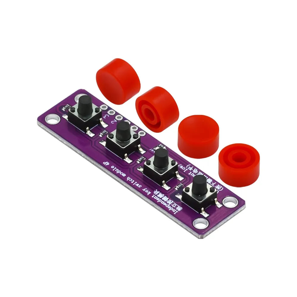 Touch Four Button Switch Module Compatible with Arduino Development Board Sensor Raspberry PI 51 MCU Suite
