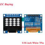 0.96 inch OLED IIC Serial White Display Module 128X64 I2C SSD1306 12864 LCD Screen Board GND VCC SCL SDA 0.96" for Arduino Black