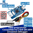 1~10PCS Compatible For j-link OBS ARM simulation debugger SWD programmer STM32 download Jlink generation V8