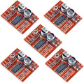 10pcs 5pcs L298N MINI Controller Board 1.5A 2 Way DC Motor Driver Module Speed Dual H-Bridge Replace Stepper for Smart Car Power