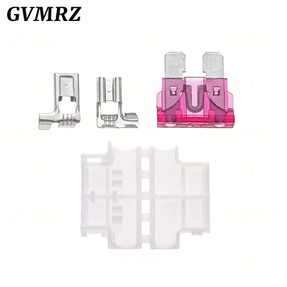 5PCS/lot  Auto Standard Middle Fuse Holder + Car Boat Truck ATC ATO Blade Fuse 1A 2A 3A 4A 5A 7.5A 10A 15A 20A 25A 30A 35A 40A
