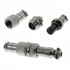 1Pc GX12 Aviation Connector 2/3/4/5/6 Pin Male Female Docking Plug Socket Industrial Cable Joint