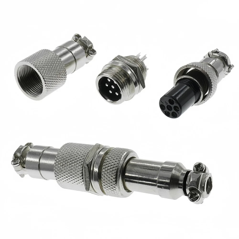 1Pc GX12 Aviation Connector 2/3/4/5/6 Pin Male Female Docking Plug Socket Industrial Cable Joint