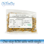 100pcs 50V monolithic ceramic capacitor 10PF ~ 10UF 22PF 47NF 220NF 1NF 4.7UF 1UF 100NF 330NF 0.1UF 102 104 105 106 103 473 334