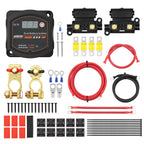 Smart Dual Battery Isolator 12V 140A Smart Isolator Set LCD Display VSR Car Relay Digital Voltage Sensitive Split Charge Relay