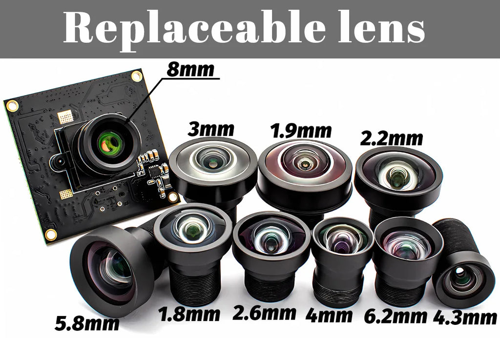 USB3.0 Global Shutter Camera Module 2.3MP 120FPS High Frame Rate Webcam With No Distortion M12 Lens Plug And Play For Video Live