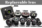 USB3.0 Global Shutter Camera Module 2.3MP 120FPS High Frame Rate Webcam With No Distortion M12 Lens Plug And Play For Video Live
