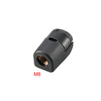 2pcs M8 Female Threaded Gas Spring Strut Connector End Fitting 31x18x18mm Gas Spring End Fitting Black PA66 Replacement