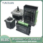 BLDC Motor 65W 69W 130W 188W DC24V AC220V Brushless Motor Hall Sensor Motor Nema23 57mm 3000RPM 0.6Nm 3PH 8mm Shaft